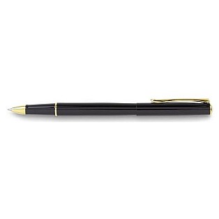 Diplomat Traveller Zwart Lak Gold Rollerball