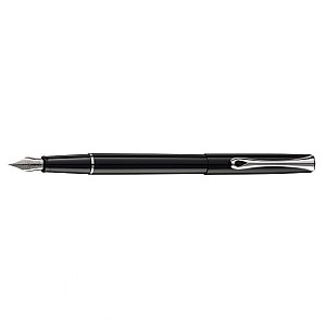 Diplomat Traveller Zwart Lak Vulpen