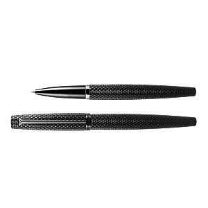 Diplomat Viper Black Guilloche Rollerball
