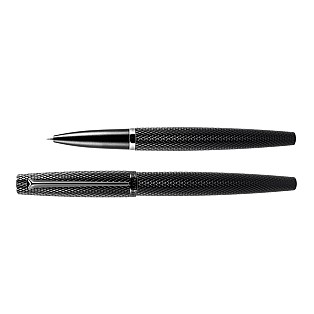 Diplomat Viper Black Guilloche Rollerball