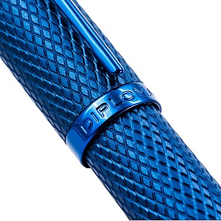Diplomat Viper Blue Guilloche Rollerball