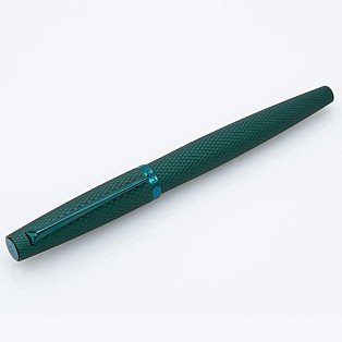 Diplomat Viper Green Guilloche Rollerball