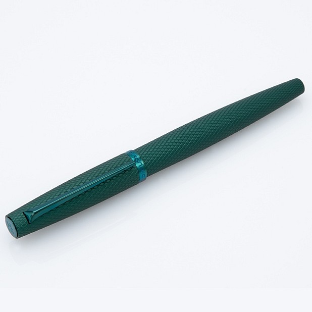 Diplomat Viper Green Guilloche Rollerball