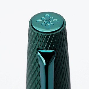 Diplomat Viper Green Guilloche Pióro wieczne