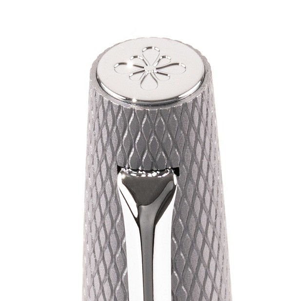Diplomat Viper Silver Guilloche Rollerball
