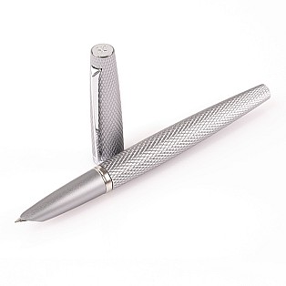 Diplomat Viper Silver Guilloche Pióro wieczne