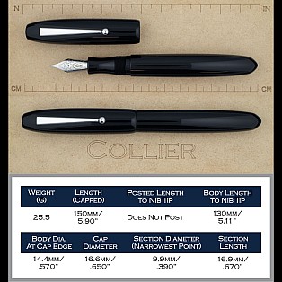 Edison Collier Persimmon GT Fountain Pen 