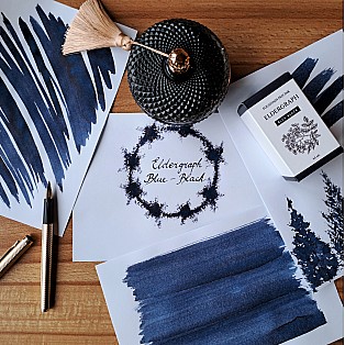 Eldergraph Blue-Black 60ml Bouteille d'encre