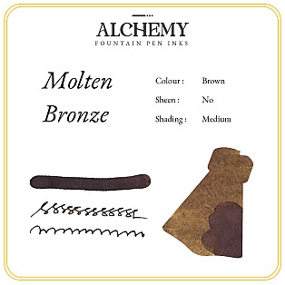 Endless Alchemy Molten Bronze 45ml Butelka atramentu