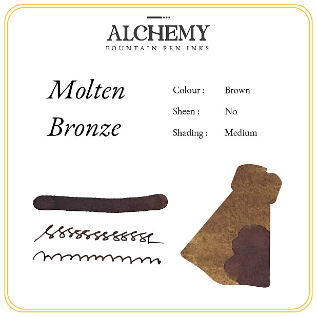Endless Alchemy Molten Bronze 45ml Tinte Flasche