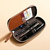 Endless Companion Brown Adjustable Pen Pouch (Triple)