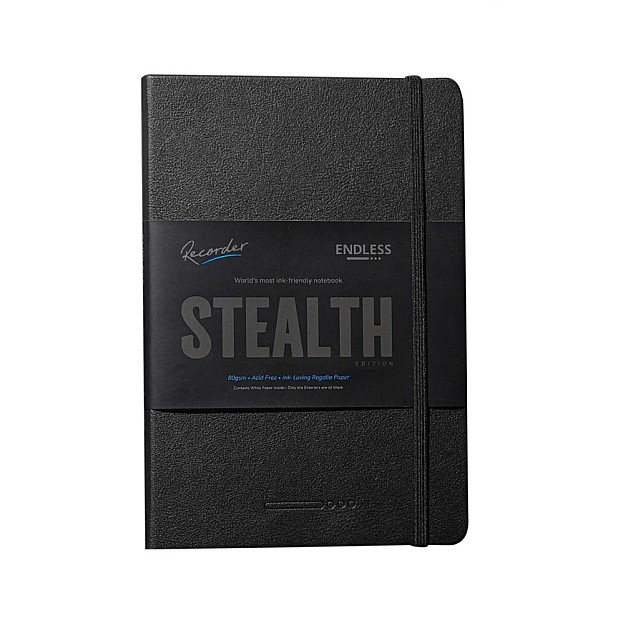 Endless Recorder Stealth Dotted  Black A5