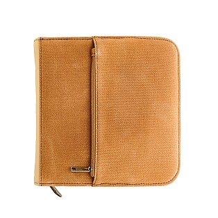 Esterbrook 20 Slot Canvas Zipper Pen Case Tan 