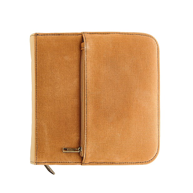 Esterbrook 20 Slot Canvas Zipper Pen Case Tan