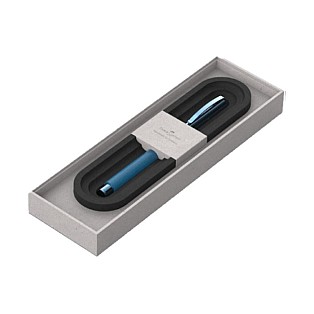 Faber-Castell Ambition Blue Wood Stylo Bille