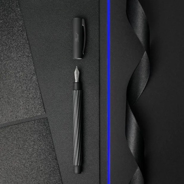 Faber-Castell Ambition Italic Obsidian Black Reservoarpenna