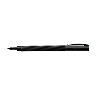 Faber-Castell Ambition Italic Obsidian Black Fountain pen