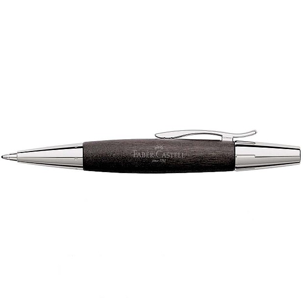 Faber-Castell E-Motion Wood Black Ballpoint
