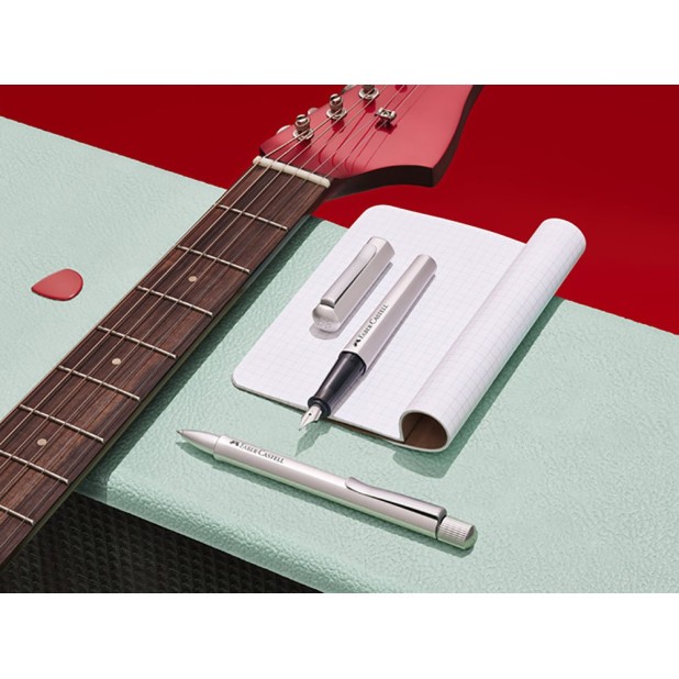 Faber-Castell Hexo Silver Ballpoint