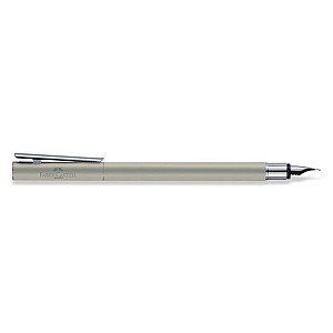 Faber-Castell Neo Slim Stainless Steel Matte Vulpen