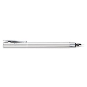 Faber-Castell Neo Slim Stainless Steel Shiny Vulpen
