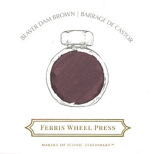 Ferris Wheel Press Autumn in Ontario Beaver Dam Brown 38 ml Inktpot