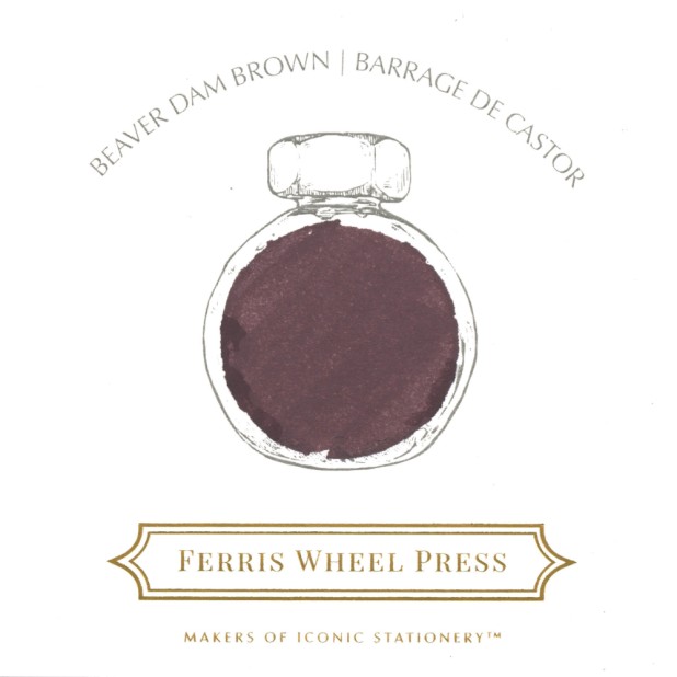 Ferris Wheel Press Autumn in Ontario Beaver Dam Brown 38 ml Inktpot