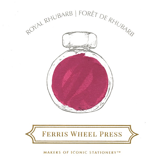 Ferris Wheel Press Autumn in Ontario Royal Rhubarb 38 ml Inkwell