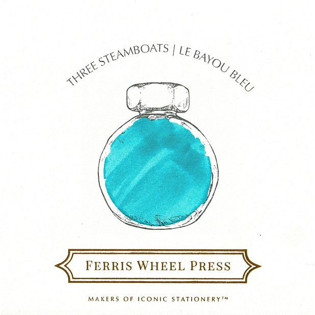 Ferris Wheel Press Freshly Squeezed Three Steamboats 38 ml Tintenfass