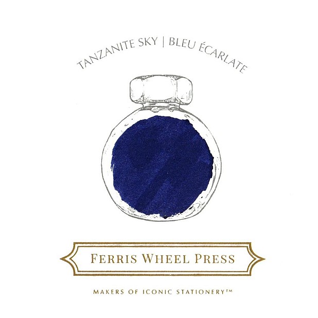 Ferris Wheel Press The Original Trio Tanzanite Sky 38 ml Tintenfass