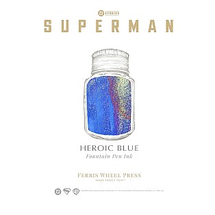 Ferris Wheel Press Superman Heroic Blue 28 ml Tintenfass