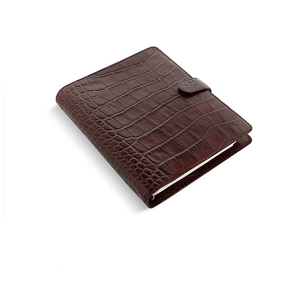 Filofax Classic Croc Chestnut A5 Organizer
