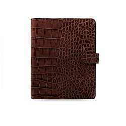 Filofax Classic Croc Chestnut A5 Organizer