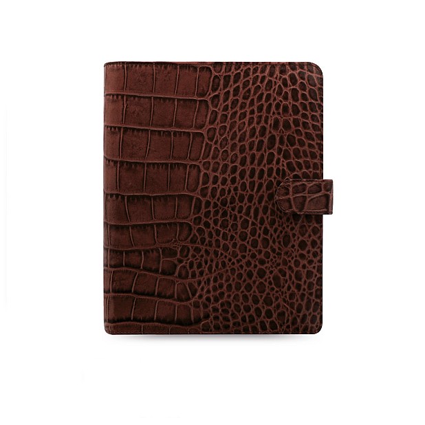 Filofax Classic Croc Chestnut A5 Organizer