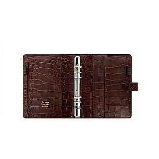 Filofax Classic Croc Chestnut A5 Organizer