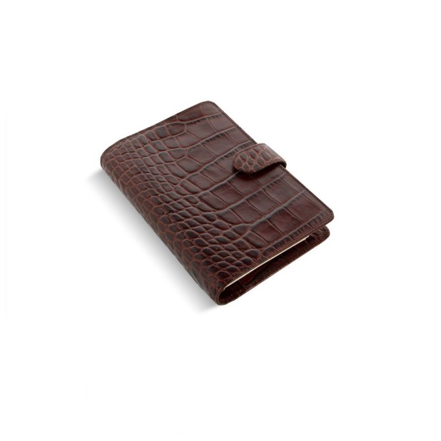 Filofax Classic Croc Chestnut Personal Organizer
