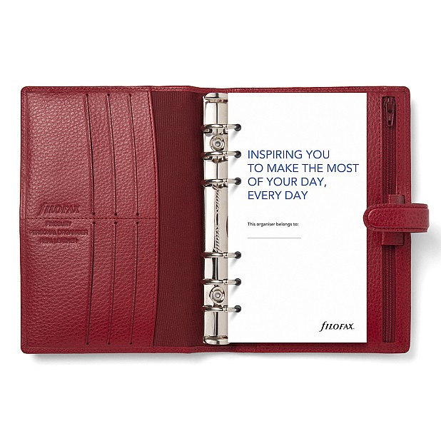 Filofax Finsbury Scarlet Personal Organizador