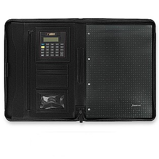 Filofax Metropol Black A4 Schrijfmap met Rekenmachine