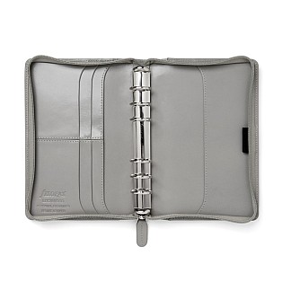 Filofax Lockwood Concrete Personal Zip Organizer