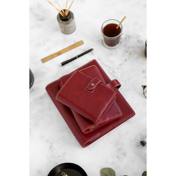 Filofax Malden Burgundy Pocket Organizer