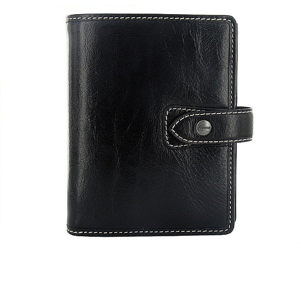 Filofax Malden Black Personal Organizer