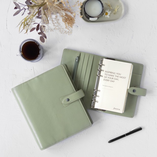 Filofax Malden Vetiver Personal Organizer