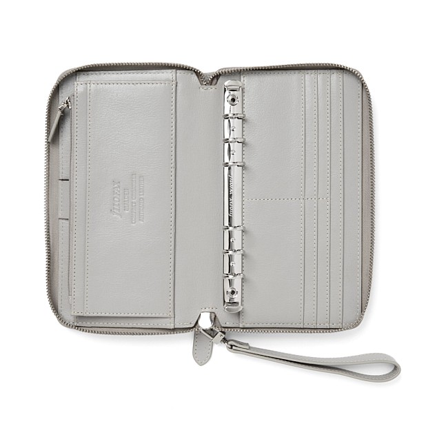 Filofax Malden Stone Personal Compact Zip Organizer