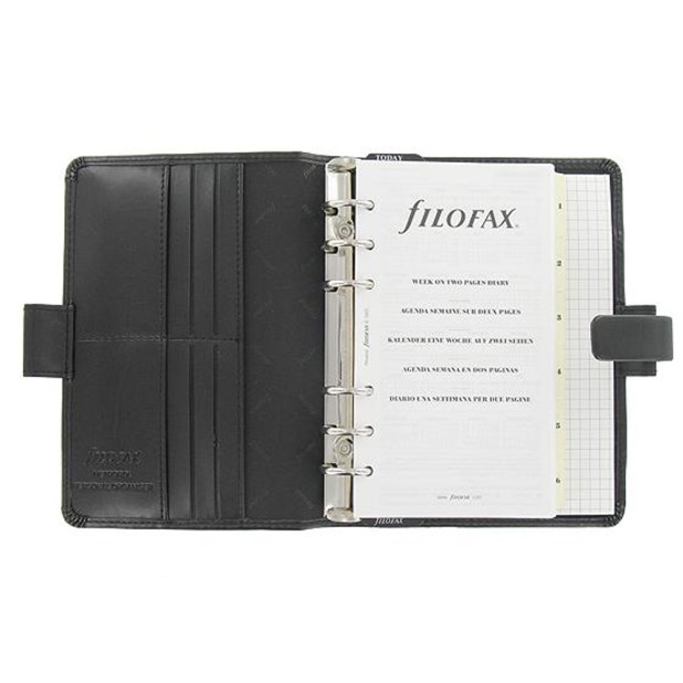 Filofax Metropol Black Personal Organizer