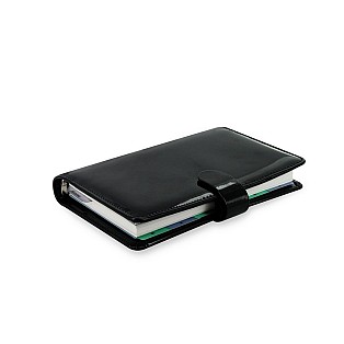 Filofax Patent Black Compact Organizador