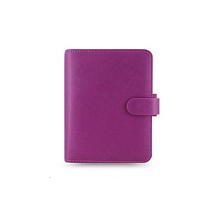 Filofax Saffiano Raspberry Pocket Organizer