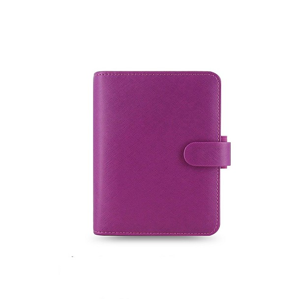 Filofax Saffiano Raspberry Pocket Organizer