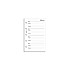 Filofax Vulling Mini Wit Adres Notitiepapier