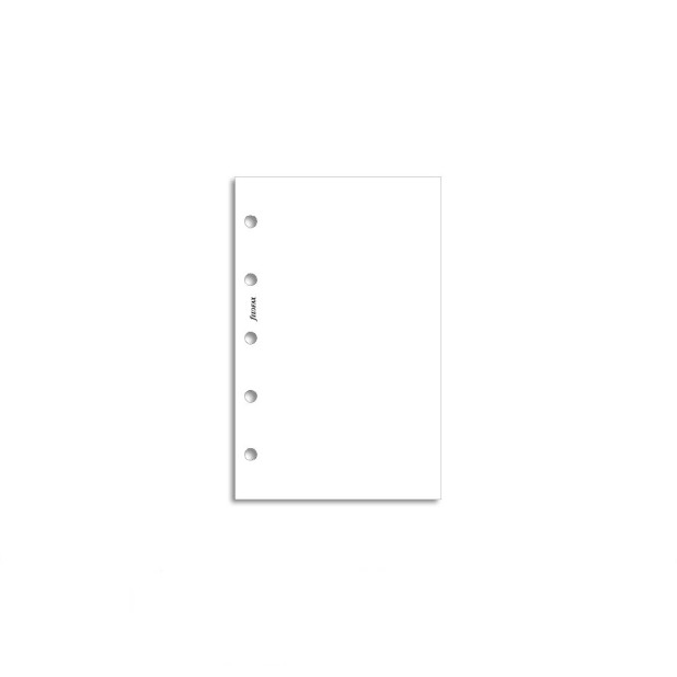 Filofax Vulling Mini Wit Blanco Notitiepapier