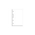 Filofax Refill Mini White Plain Notepaper